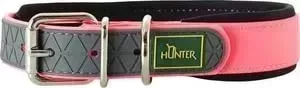 Ошейник Hunter Convenience Comfort 55 neonpink (42-50см) биотановый с мягкой горловиной розовый неон для собак