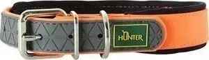 Ошейник Hunter Convenience Comfort 45 neonorange (32-40см) биотановый мягкая горловина оранжевый неон для собак