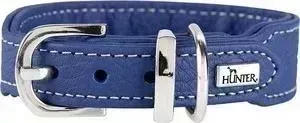 Ошейник Hunter Collar Cannes Mini 32 (23-27,5см) натуральная кожа синий для собак
