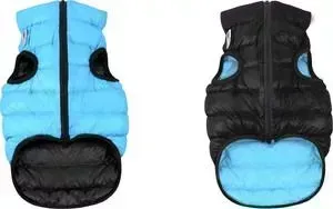Курточка CoLLaR AiryVest двухсторонняя черно-голубая размер L 55 для собак (1635)