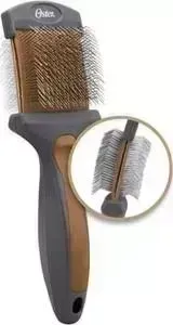 Щетка Oster сликер двухсторонний для сложных колтунов