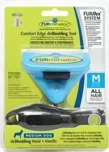 Фурминатор FURminator FURflex deShedding Tool M Comfort Edge Medium Dog All Hair против линьки для собак средних пород с любой длиной шерсти
