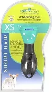 Фурминатор FURminator deShedding Tool Short Hair XS Toy Dog для короткошерстных собак карликовых пород 3см