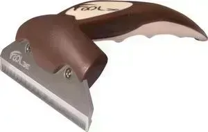 Фурминатор FoOLee One Large 10см коричневый для кошек и собак крупных пород