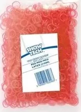 Резинки Show Tech Top Knot Bands Red Med/Med Latex латексные красные для собак 1000шт