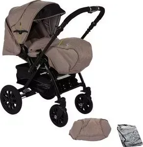 Коляска прогулочная CAPELLA S-803WF СИБИРЬ LINEN БЕЖЕВЫЙ
