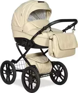 Коляска 2 в 1 Indigo 2 в 1 CAMILA 18 S Plus "14" Cs 28 (бежевая кожа)