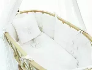 Набор Funnababy для кроватки Premium Baby для колыбели Berlin белый без матрасика