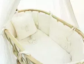 Набор Funnababy для кроватки Premium Baby для колыбели Berlin крем без матрасика