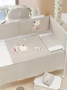 Комплект в кроватку INTER BABY в 3 пред nature beig, бежевый, 60х120 см 91776-r-05