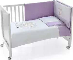 Комплект в кроватку INTER BABY в 3 пред conejo espiral lila, лиловый, 60х120 см 91076-r-32