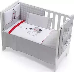 Комплект в кроватку INTER BABY в 3 пред casita gris, серый, 60х120 см 91126-r-31