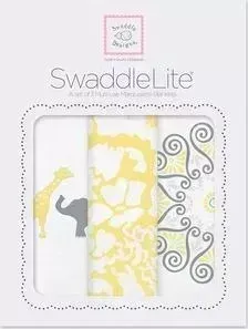 Набор пеленок SwaddleDesigns SwaddleLite SC Elephant/Chickies (SD-476Y)