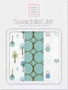 Набор пеленок SwaddleDesigns SwaddleLite Cute and Calm SeaCrystal (SD-441SC)
