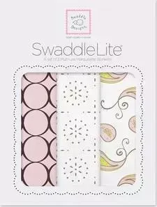 Набор пеленок SwaddleDesigns SwaddleLite Modern Pink (SD-445P)