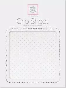 Детская простынь SwaddleDesigns Fitted Crib Sheet Pstl. Pink Dot (SD-150PP)