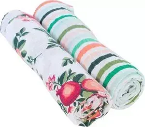 Муслиновые пеленки Bebe Au Lait 2 шт. Ojai / Ribbon