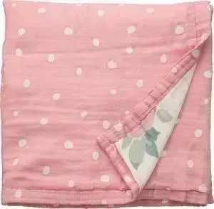 Одеяло Bebe Au Lait муслиновое Rosy and Dewdrops