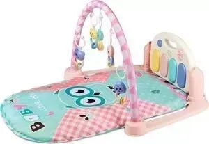 Развивающий коврик AmaroBaby для детей NIGHT OWL, 80x65x45 (СОВА) розовый