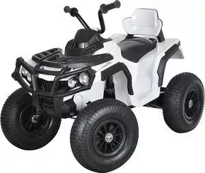 Электроквадроцикл Zhencheng 12v/10ah 35w*2 надувные колеса белый bdm-0906