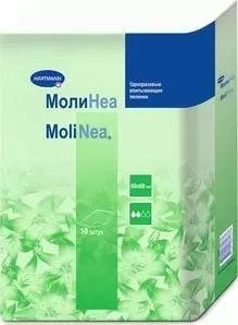 Пеленки Hartmann MoliNea впитывающие 90х60см, 130 г/м2, 100шт