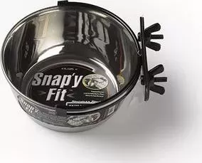 Миска Midwest Snapy Fit Stainless Steel Bowl 1 Quart для клеток и вольеров нержавеющая сталь 950мл