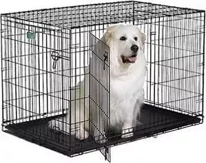 Клетка Midwest iCrate 48" Double Door Dog Crate 122x76x84h см 2 двери черная для собак