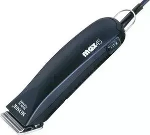 Машинка MOSER Max45, нож 1 мм, две насадки 10,16 мм для стрижки собак