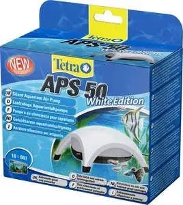 Компрессор Tetra APS 50 Silent Aquarium Air Pomp White Edition для аквариумов 10-60л (белый)