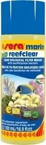 Препарат SERA MARINE BIO REEF CLEAR Liquid Biologocal Filter Medium with Bacteria для биологической очистки воды в морском аквариуме 500мл: характерис
