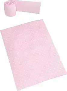 Набор Micuna для кроватки Galaxy покрывало+бортик для колыбели ТХ-1823 galaxy pink
