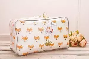 Комплект в кроватку AmaroBaby в 19 предметов (7+12 бортиков) LUCKY Premium (оранжевый,поплин/бязь)