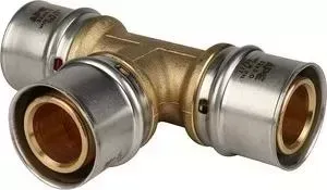 Тройник STOUT равнопроходной 32х32х32 для металлопластиковых труб прессовой (SFP-0006-323232)