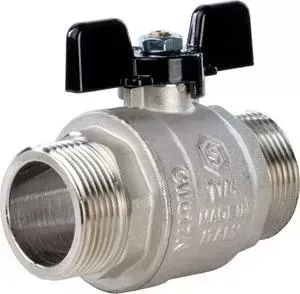 Кран STOUT шаровой полнопроходной НР ручка бабочка 1" 1/4 (SVB-0006-000032)