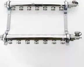 Коллекторная группа REHAU 1"х3/4" 7 выходов HLV с воздухоотводчиком (110209)