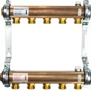 Коллекторная группа WATTS Ind HKV/A-5 1"-3/4"х18 нерегулируемый 5 выходов (10004544)