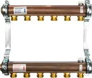 Коллекторная группа WATTS Ind HKV/A-6 1"-3/4"х18 нерегулируемый 6 выходов (10004546)