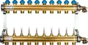 Коллекторная группа WATTS Ind HKV/T-10 1"-3/4" с расходомером 10 выходов (10004204)
