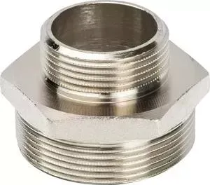 Ниппель STOUT НН переходной никелированный 2" х 1 1/4 (SFT-0004-002114)