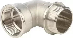 Угольник STOUT с упором НВ никелированный 1 1/2" (SFT-0016-000112)