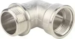Угольник STOUT с упором НВ никелированный 1 1/4" (SFT-0016-000114)
