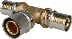 Тройник STOUT переходной 20х26х20 для металлопластиковых труб прессовой (SFP-0005-202620)