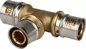 Тройник STOUT переходной 32х26х26 для металлопластиковых труб прессовой (SFP-0005-322626)