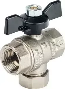 Кран STOUT шаровой с фильтром 1/2" (ручка-бабочка) (SVF 0002 000015)