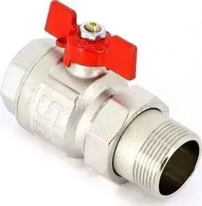 Кран Uni-Fitt шаровый ETALON 11/4" НР/ВР с разъемным соединением (113T5000)