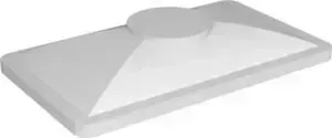 Крышка ЭкоПром K 400 белая (170х780х1325) (133.0400.001.0)
