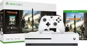 Игровая приставка MICROSOFT Xbox One S white + игра Tom Clancys The Division 2 (234-00882)