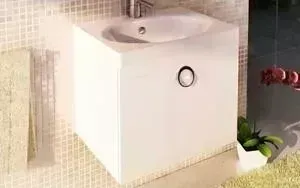 Тумба с раковиной Comforty с Магнолия 60 белый глянец (3120088)