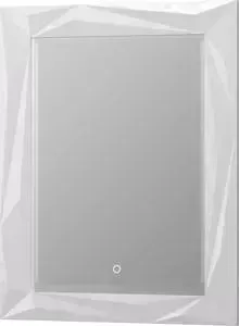 Зеркало 1Marka Aima Brilliant/Cristal 70 с подсветкой и подогревом, белое (4604613323400)