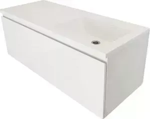 Тумба с раковиной Эстет с Dallas Luxe R 110x47,6 белая (ФР-00002023)